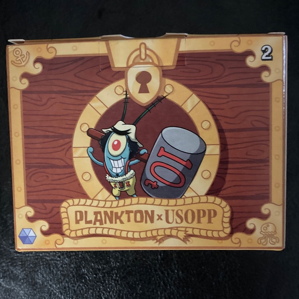 Nickelodeon Plankton x Usopp Pirate Chest figure toy